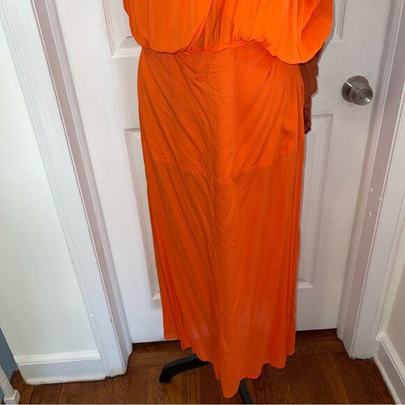 FARM RIO Warm Color Blocking Maxi Dress - Picture 11 of 13